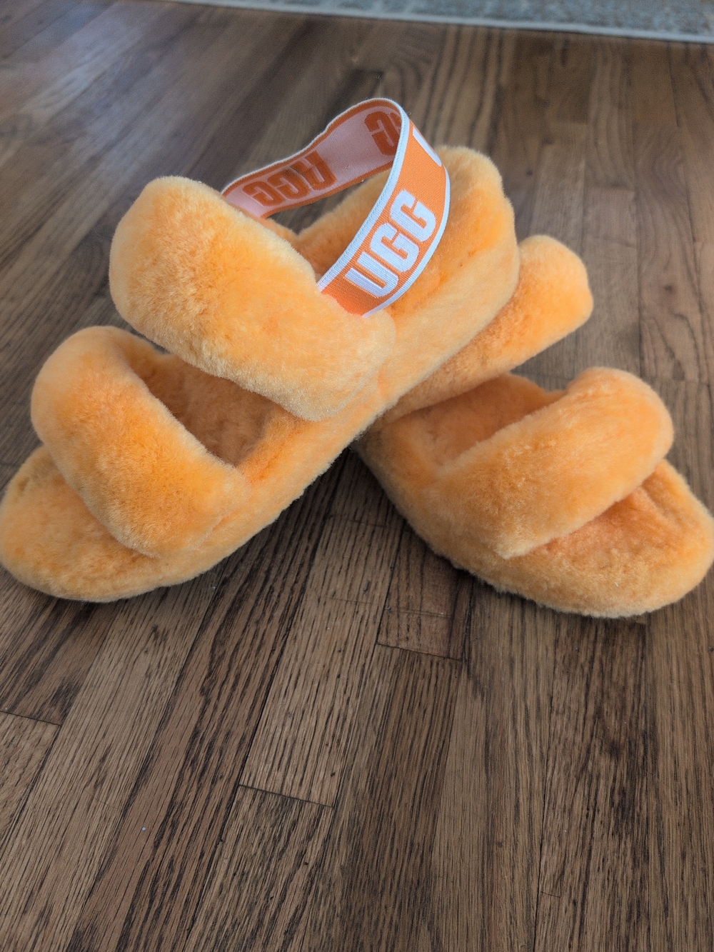 UGG Women's Oh Yeah Slide Sandals - Orange Sz 8